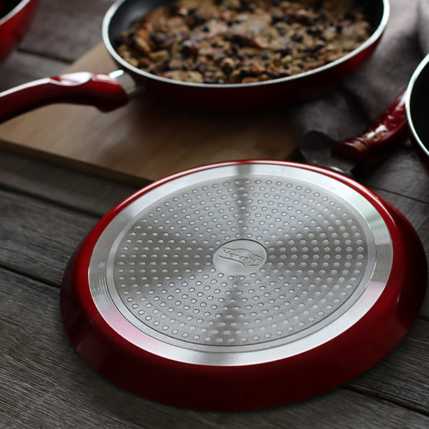 CREPIERE CERISE 26CM EN ALUMINIUM COMPATIBLE INDUCTION – Crêpière – HygiRéa