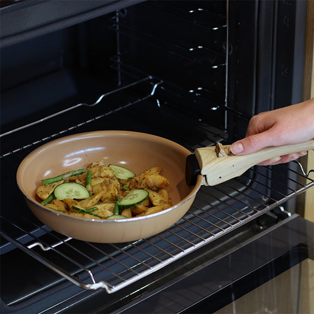 SET DE 5 PIÈCES CUISSON EN ALUMINIUM RECYCLÉ NOISETTE – Lot et batterie de cuisine – HygiRéa