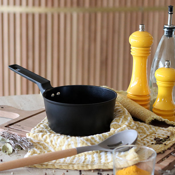 CASSEROLE FIRST 16CM EN ALUMINIUM NOIR INDUCTION – Casserole – HygiRéa