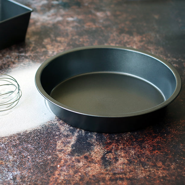 MOULE À MANQUÉ 26CM AMANDINE EN ACIER CARBONE ANTI-ADHÉSIF – Cuisson au four – HygiRéa