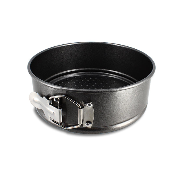 MOULE À CHARNIÈRE 18CM AMANDINE ACIER CARBONE FOND AMOVIBLE – Cuisson au four – HygiRéa