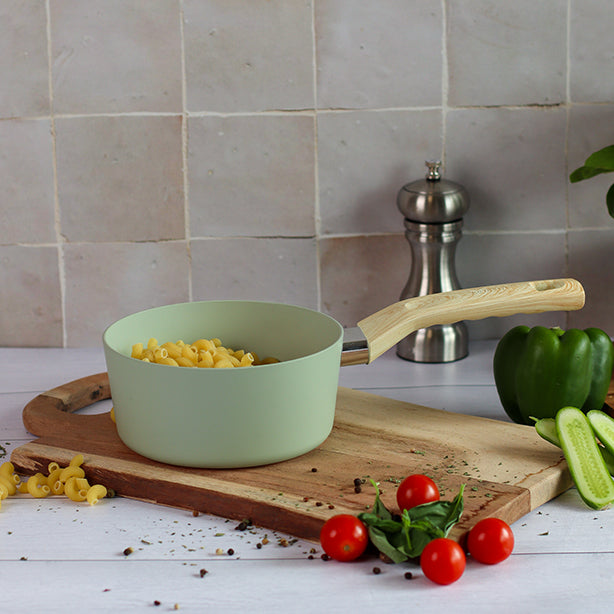 CASSEROLE CELADON 16CM ALUMINIUM RECYCLÉ INDUCTION – Casserole – HygiRéa