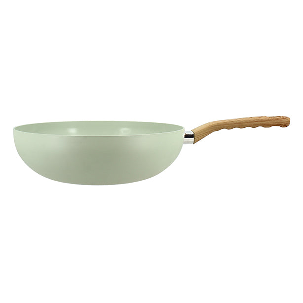WOK CELADON 28CM EN ALUMINIUM RECYCLÉ INDUCTION – Poêle, poêlon et sauteuse – HygiRéa