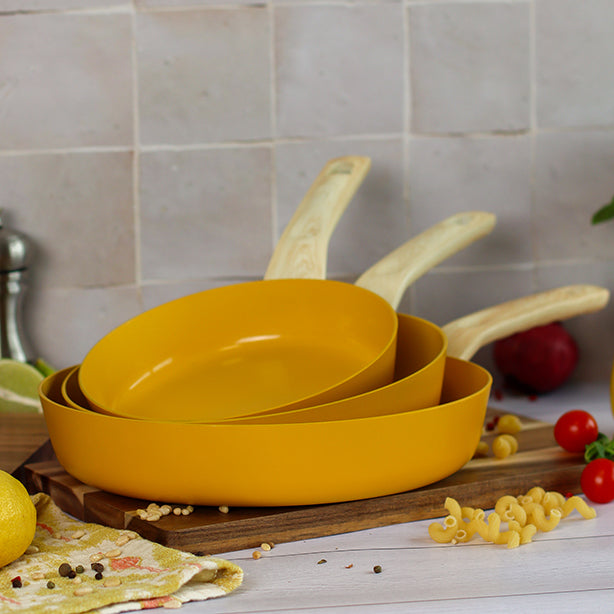 POELE SAFRAN 28CM EN ALUMINIUM RECYCLÉ INDUCTION – Poêle, poêlon et sauteuse – HygiRéa