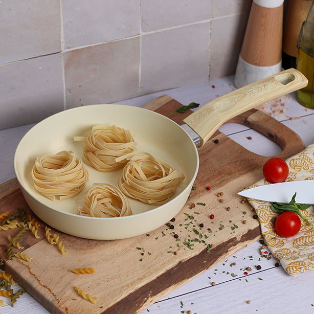 POELE CRÈME 20CM EN ALUMINIUM RECYCLÉ INDUCTION – Poêle, poêlon et sauteuse – HygiRéa