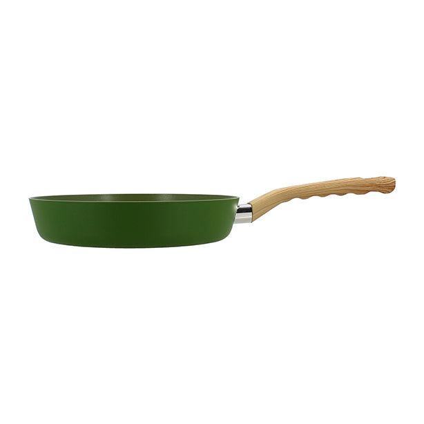 POELE OLIVE 24CM EN ALUMINIUM RECYCLÉ INDUCTION – Poêle, poêlon et sauteuse – HygiRéa