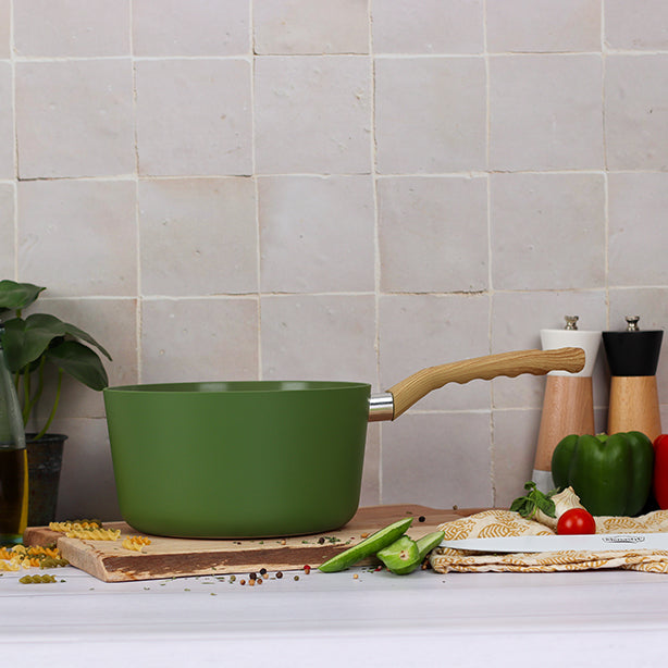 CASSEROLE OLIVE 20CM ALUMINIUM RECYCLÉ INDUCTION – Casserole – HygiRéa