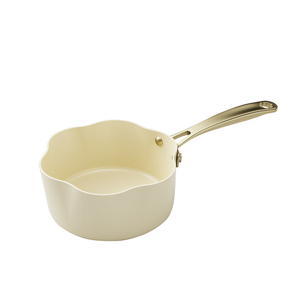 CASSEROLE DAHLIA 20CM ALUMINIUM RECYCLÉ BEIGE – Casserole – HygiRéa