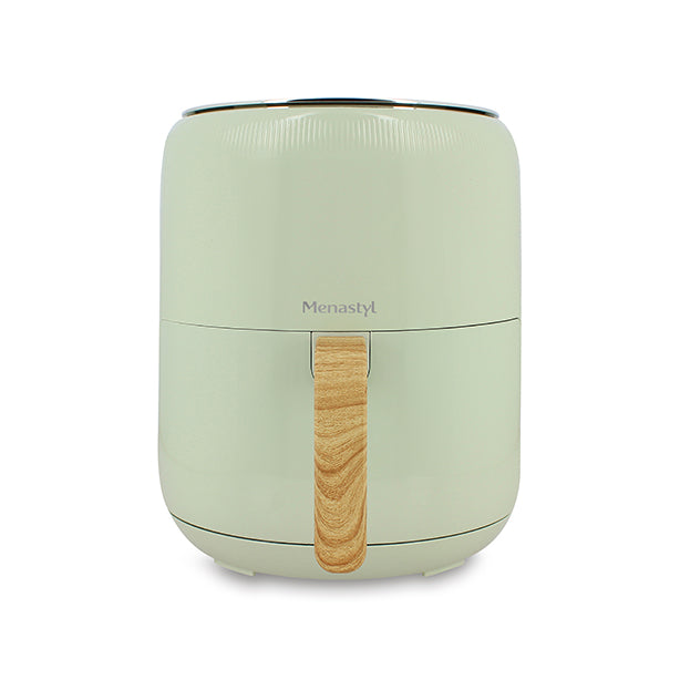 FRITEUSE À AIR CHAUD 4.5L COLORAMA CELADON POIGNÉE FINITION BOIS – Autocuiseur – HygiRéa