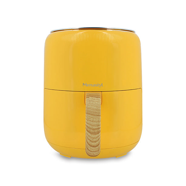 FRITEUSE À AIR CHAUD 4.5 L COLORAMA SAFRAN AVEC POIGNÉE FINITION BOIS – Autocuiseur – HygiRéa