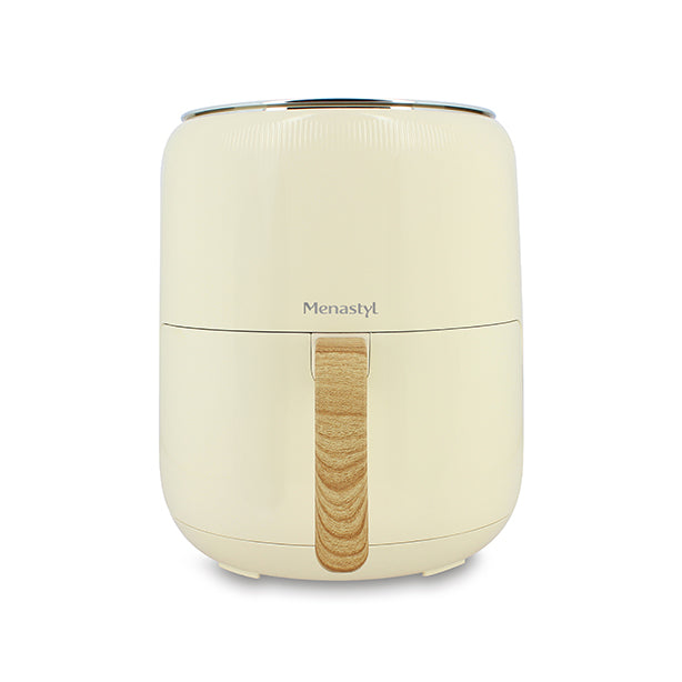 FRITEUSE À AIR CHAUD 4.5L COLORAMA CRÈME AVEC POIGNÉE FINITION BOIS – Autocuiseur – HygiRéa