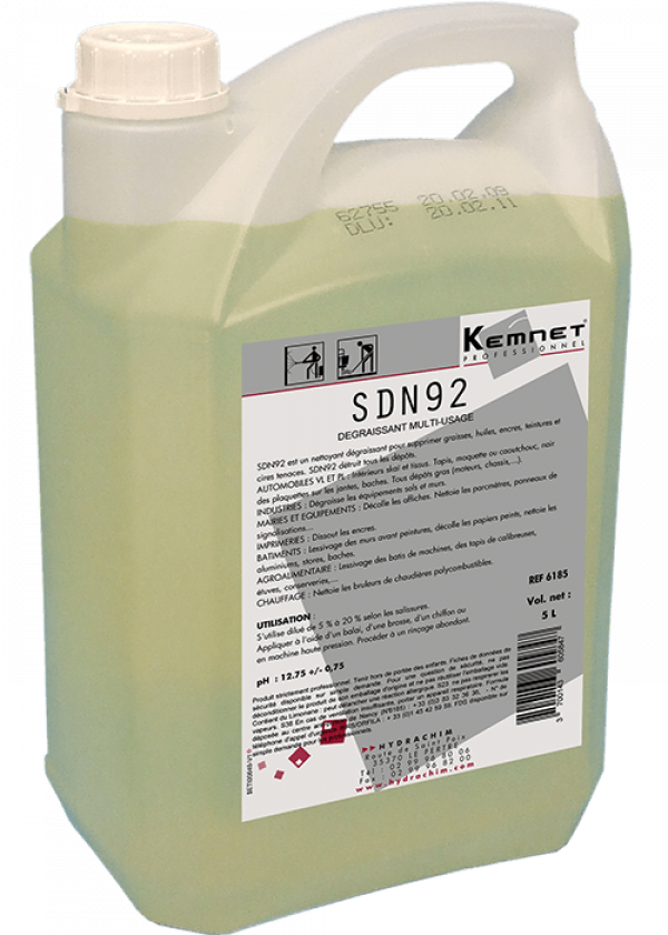 SDN 92 – Nettoyant multi usages et surfaces – HygiRéa