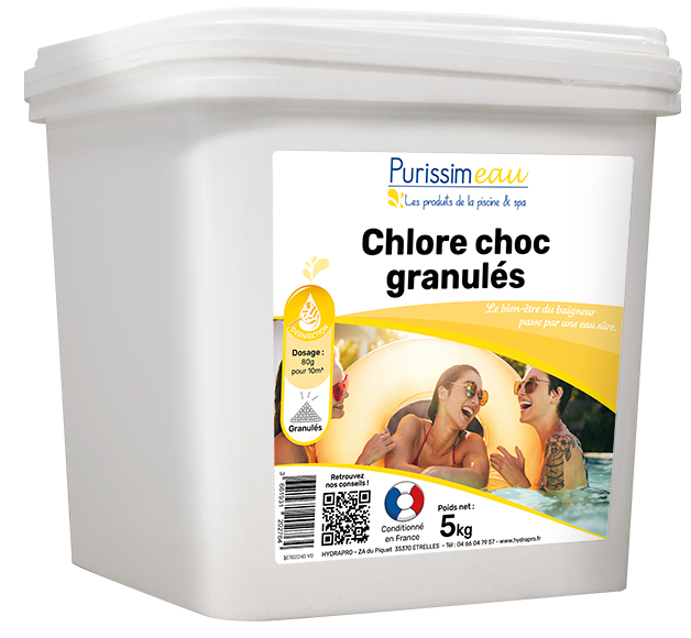 CHLORE CHOC GRANULES – Chlore – HygiRéa
