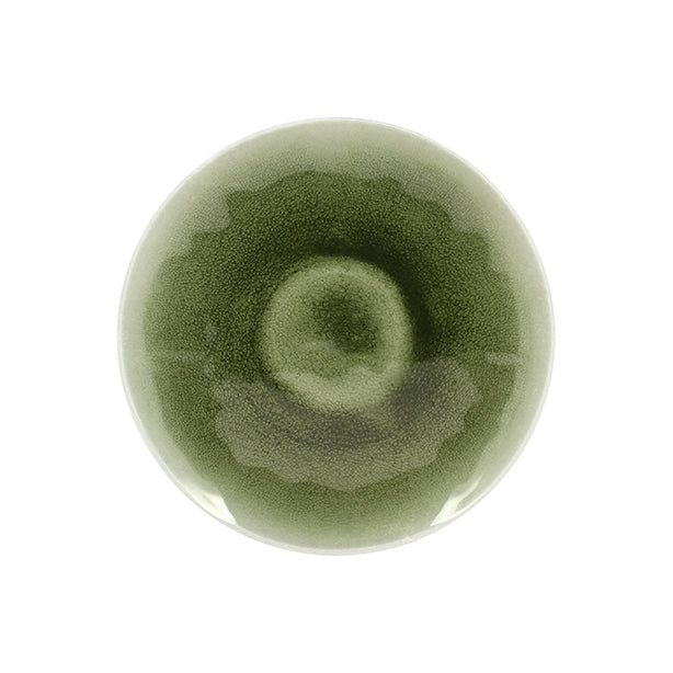 ASSIETTE DESSERT KUWAE 23CM EN MÉLAMINE VERT – Assiette – HygiRéa