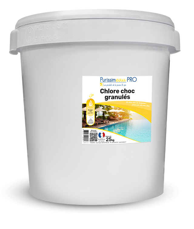 CHLORE CHOC GRANULES – Chlore – HygiRéa