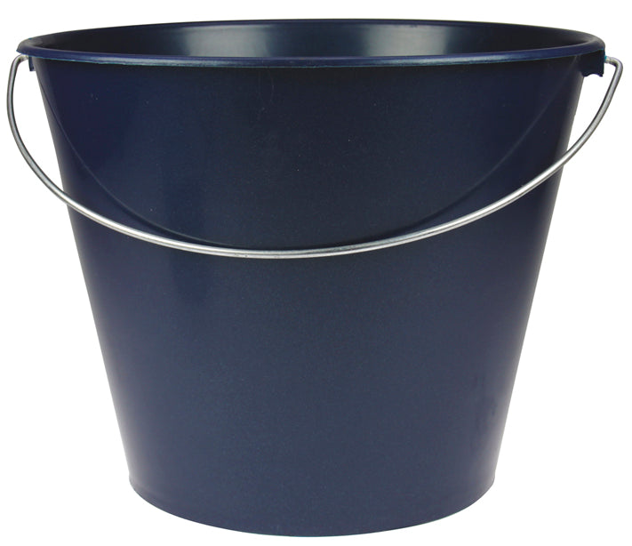 SEAU DE 12L COULEUR BLEU AVEC ANSE METAL – Gadget de cuisine – HygiRéa