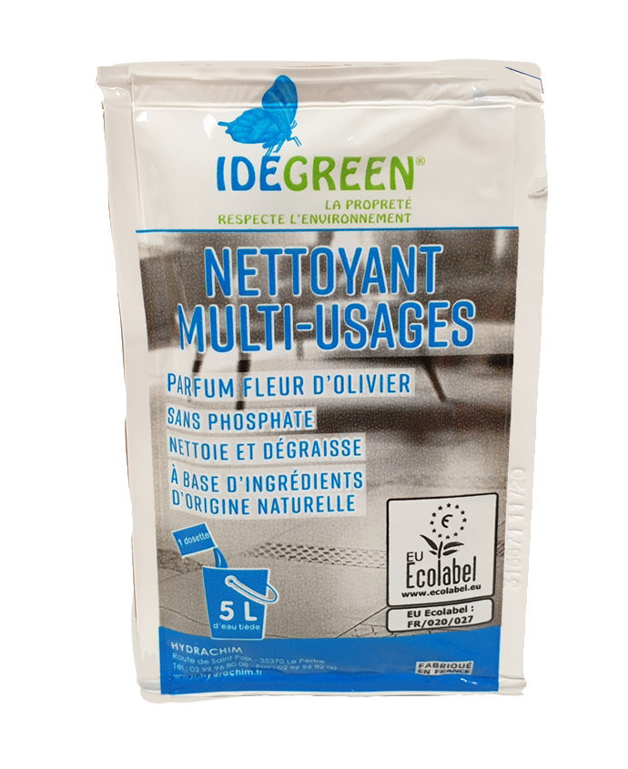 NETTOYANT MULTI-USAGE ECOLABEL – Sols et Surfaces – HygiRéa