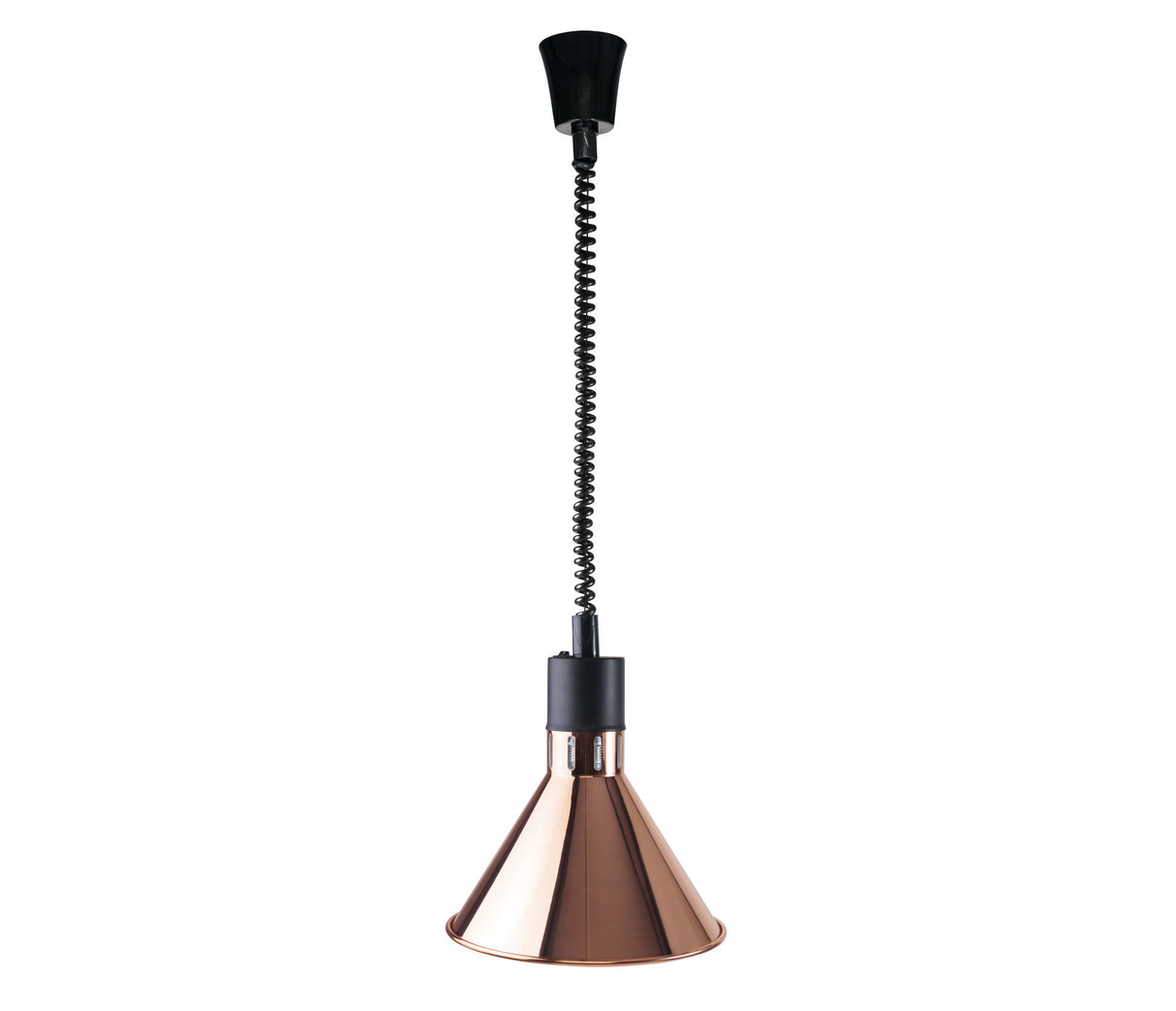 LAMPE CHAUFFANTE EXT. CONIQUE CUIVRE