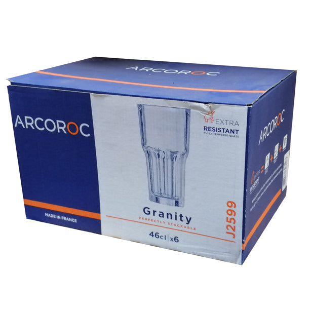 CHOPE FORME HAUTE 46CL GRANITY ARCOROC – Chope et gobelet – HygiRéa