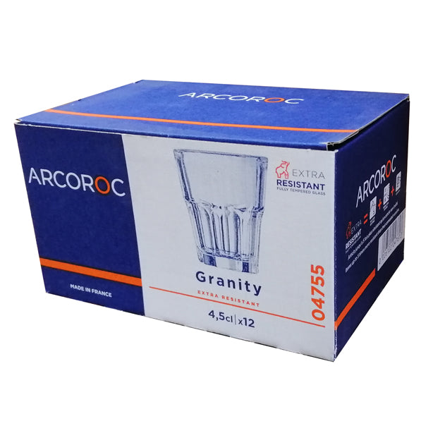GOBELET 4.5CL FORME BASSE GRANITY ARCOROC – Accessoire du bar – HygiRéa