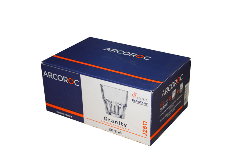 GOBELET 20CL FORME BASSE GRANITY ARCOROC – Chope et gobelet – HygiRéa