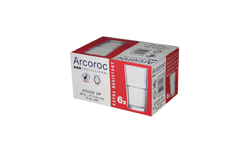 CHOPE FORME HAUTE STACK UP 29CL ARCOROC – Chope et gobelet – HygiRéa