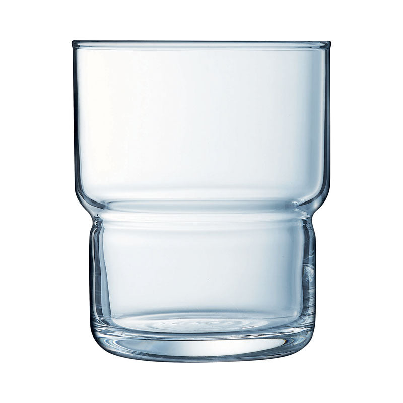 GOBELET 27CL FORME BASSE LOG TRANSPARENT ARC – Chope et gobelet – HygiRéa