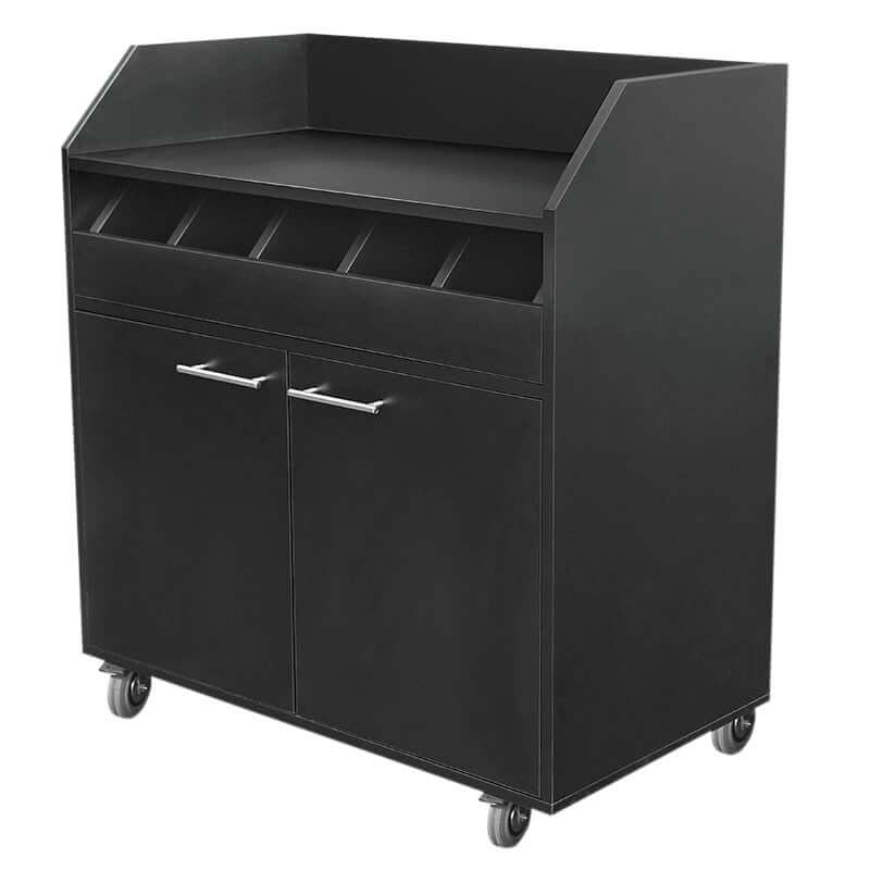 CAMARERO - DESSERTE BASSE - NOIR 48694 – Meuble Snacking – HygiRéa