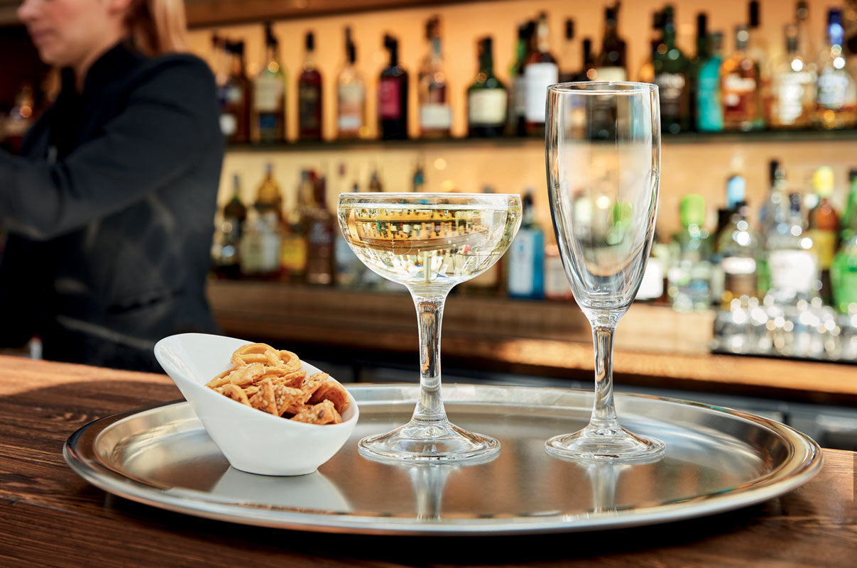 FLUTINETTE ÉLÉGANCE 10CL ARCOROC – Verre à pied – HygiRéa