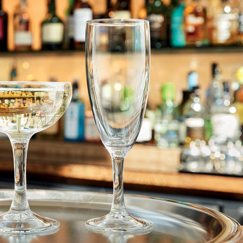 VERRE À PIED FLÛTE 13CL ELEGANCE ARCOROC – Verre à pied – HygiRéa