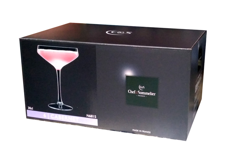 VERRE A PIED 30CL COUPE A CHAMPAGNE CABERNET – Verre à pied – HygiRéa