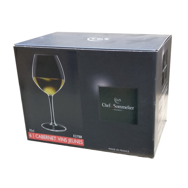 VERRE À PIED 35CL CABERNET VINS JEUNES CHEF ET SOMMELIER – Verre à pied – HygiRéa