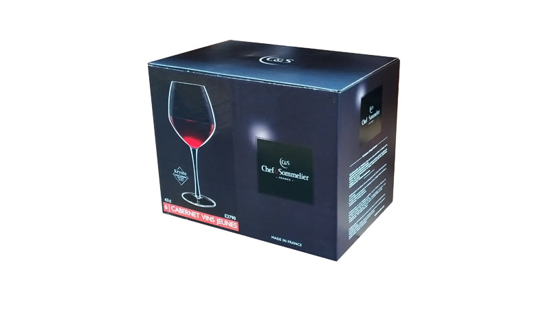 VERRE À PIED 47CL CABERNET VINS JEUNES CHEF ET SOMMELIER – Verre à pied – HygiRéa