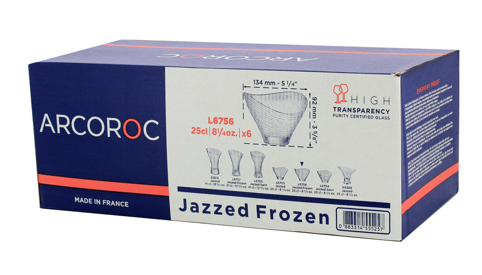 COUPE DESSERT 25CL JAZZED FROZEN ARC ARCOROC – Complément table – HygiRéa
