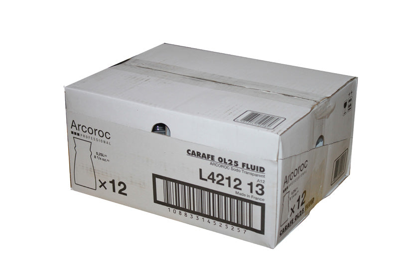 CARAFE 0L25 FLUID L4212 ARC ARCOROC – Carafe, pichet et bouteille – HygiRéa