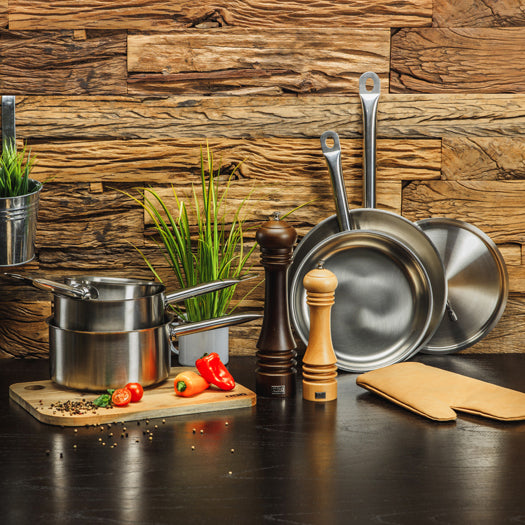 CASSEROLE PROFESSIONNEL 16CM EN ACIER INOXYDABLE – Casserole – HygiRéa