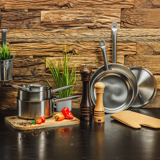 CASSEROLE PROFESSIONNEL 18CM EN ACIER INOXYDABLE – Casserole – HygiRéa