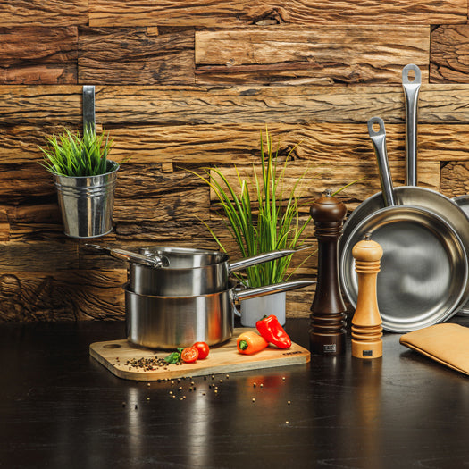 CASSEROLE PROFESSIONNEL 20CM EN ACIER INOXYDABLE – Casserole – HygiRéa