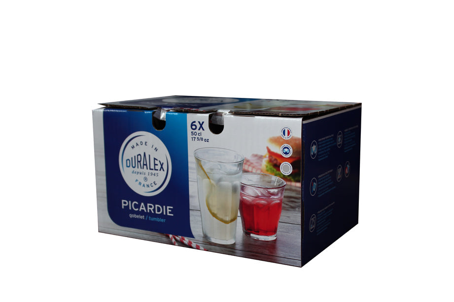 GOBELET PICARDIE 50CL EN VERRE TREMPÉ DURALEX – Chope et gobelet – HygiRéa