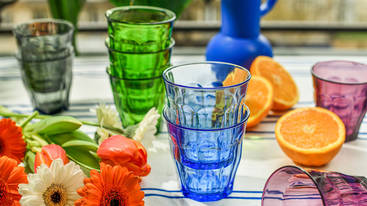 GOBELET PICARDIE 25CL EN VERRE TREMPÉ VERT – Chope et gobelet – HygiRéa