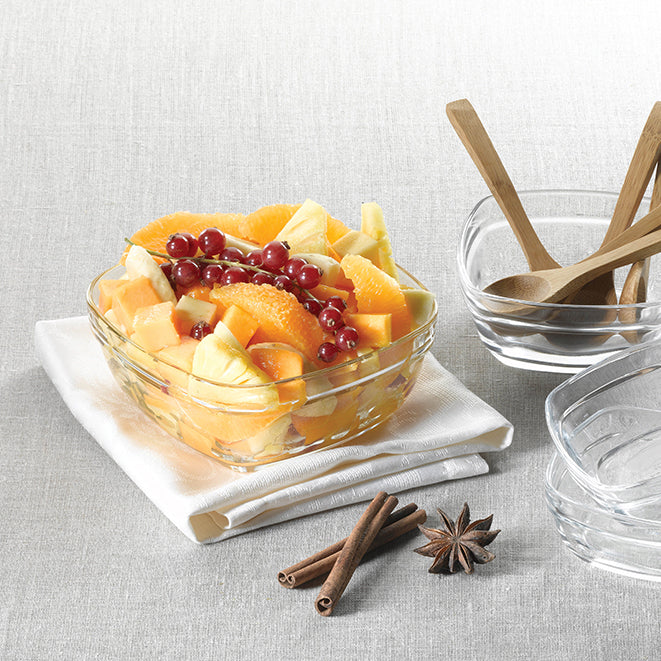 COUPELLE LYS EMPILABLE 9CM 15CL EN VERRE TREMPÉ TRANSPARENT – Complément table – HygiRéa