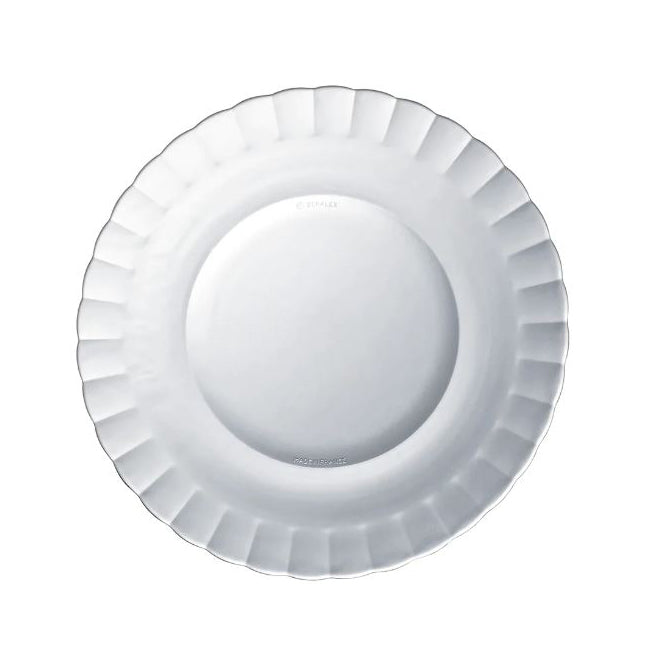 ASSIETTE PLATE PICARDIE 23CM EN VERRE TREMPÉ TRANSPARENT – Assiette – HygiRéa