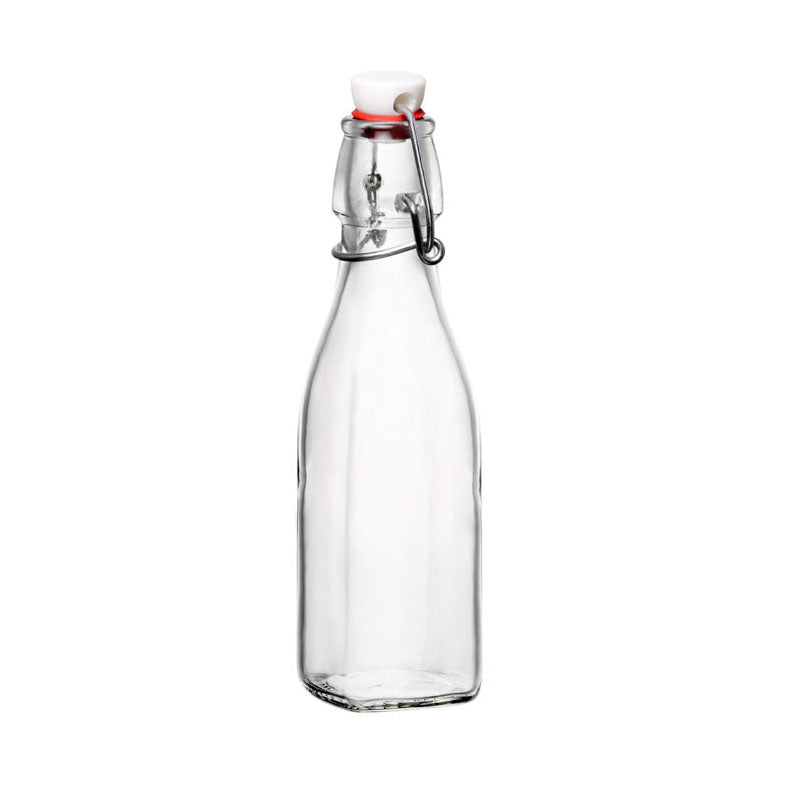 BOUTEILLE SWING 0.25L EN VERRE TRANSPARENT – Carafe, pichet et bouteille – HygiRéa