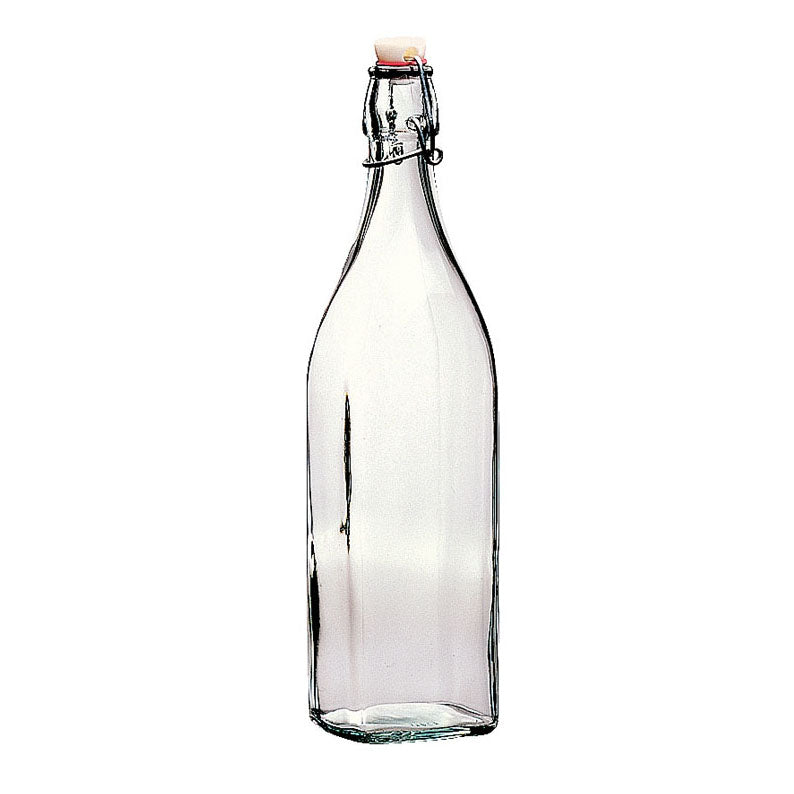 BOUTEILLE SWING 1L EN VERRE TRANSPARENT – Carafe, pichet et bouteille – HygiRéa