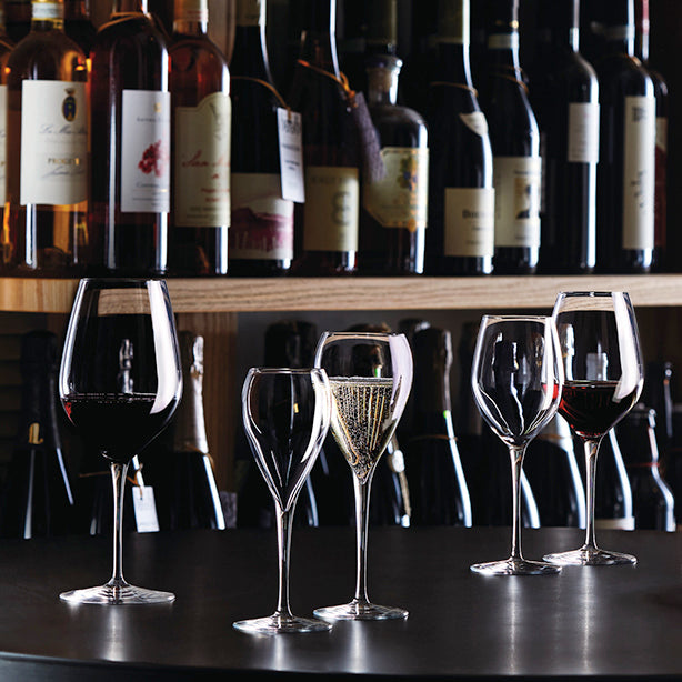 FLUTE 15CL INALTO TRES SENSI CRISTAL TRANSPARENT – Verre à pied – HygiRéa