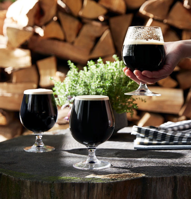 VERRE A PIED BIERE SNIFTER 53CL VERRE TRANSPARENT – Verre à bière – HygiRéa