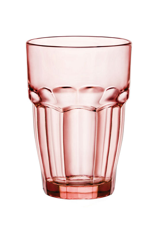 CHOPE FORME HAUTE ROCK BAR LOUGNE PEACH VERRE TREMPÉ – Chope et gobelet – HygiRéa