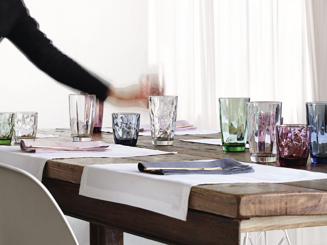 GOBELET 30CL FORME BASSE DIAMOND TRANSPARENT – Chope et gobelet – HygiRéa