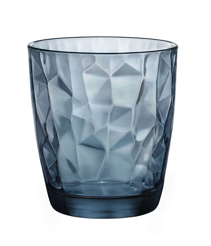 CHOPE FORME BASSE DIAMOND 30CL COULEUR BLEU – Chope et gobelet – HygiRéa