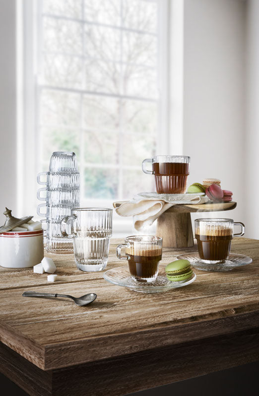 SOUS TASSE BARSHINE 14CM VERRE TREMPE – Assiette – HygiRéa